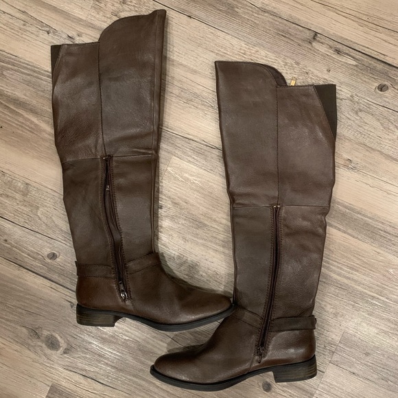 BNIB Steve Madden Leather Riding Boots - Picture 2 of 4